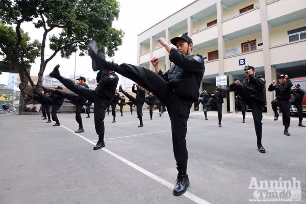 Cảnh sát Cơ động đặc nhiệm sẵn sàng bảo vệ Đại hội Đảng toàn quốc lần thứ XII ảnh 2