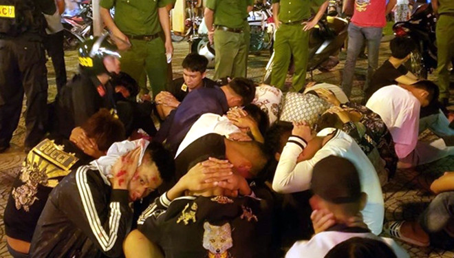 Vĩnh Phúc: Chặn giữ hàng chục đối tượng đua xe sau trận đấu bóng đá giữa Việt Nam – Indonesia ảnh 1