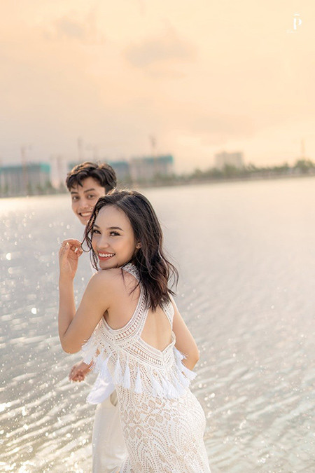 Bãi biển Vinhomes Ocean Park: Địa điểm chụp ảnh cưới "chất lừ" của các cặp đôi Hà Thành ảnh 5