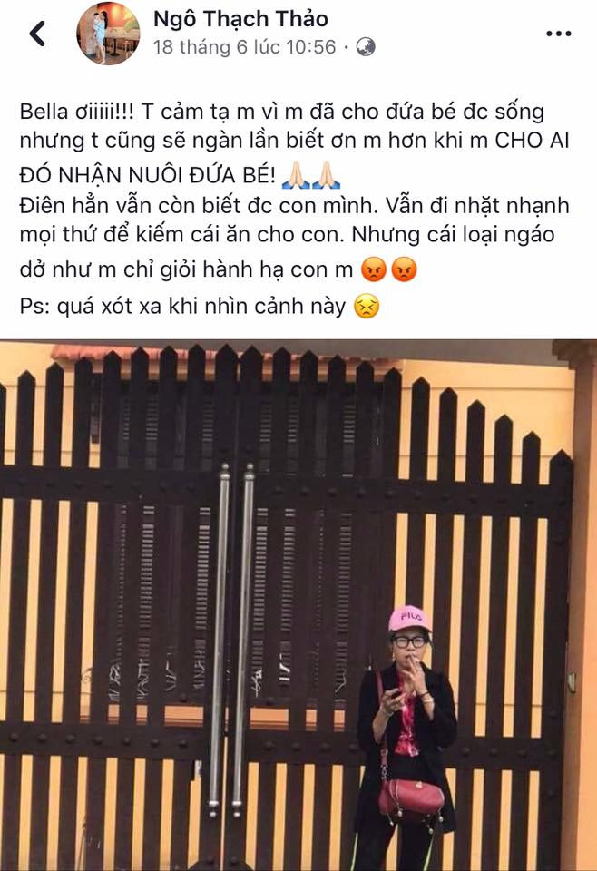 Cộng đồng mạng dậy sóng khi "hot girl" Bella có hành động bạo hành con đẻ ảnh 7 Cộng đồng mạng dậy sóng khi "hot girl" Bella có hành động bạo hành con đẻ ảnh 7