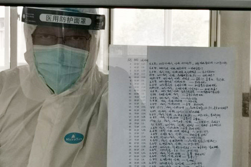 Tấm gương bình dị của các "chiến binh" chống dịch ở Vũ Hán ảnh 1 Tấm gương bình dị của các "chiến binh" chống dịch ở Vũ Hán ảnh 1