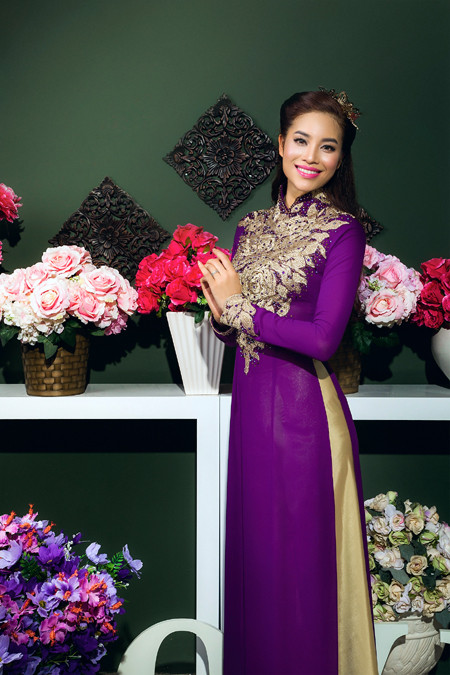 Á hậu Phạm Hương tự tin chinh phục danh hiệu Hoa hậu Hoàn vũ Việt Nam 2015 ảnh 6