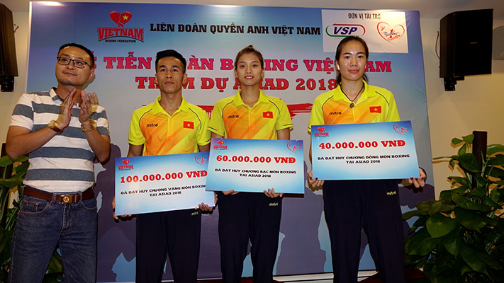 Tập đoàn Tân Hiệp Phát thưởng 100 triệu đồng cho mỗi huy chương Vàng Boxing ở Asiad 2018 ảnh 5 Tập đoàn Tân Hiệp Phát thưởng 100 triệu đồng cho mỗi huy chương Vàng Boxing ở Asiad 2018 ảnh 5