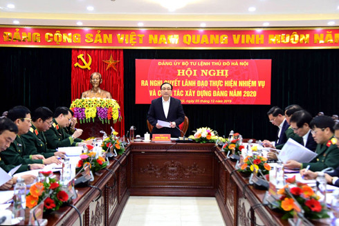 Sẵn sàng bảo vệ vững chắc Thủ đô trong mọi tình huống ảnh 1