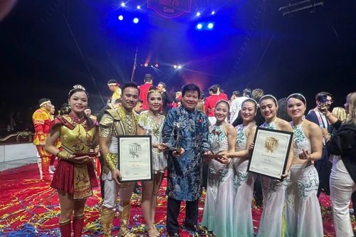 Xiếc Việt thắng lớn tại Liên hoan Xiếc quốc tế Con voi Vàng 2026 