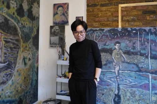 Khám phá ký ức và không gian tĩnh lặng trong hội họa của Hoàng Long Hải