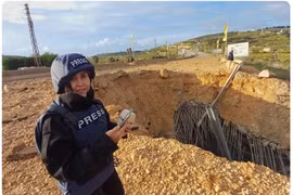 Nữ nhà báo thiệt mạng trong vụ không kích của Israel vào Lebanon