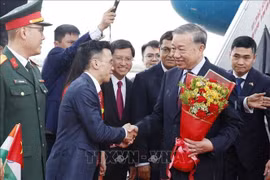 Tổng Bí thư, Chủ tịch nước Tô Lâm bắt đầu thăm cấp Nhà nước Cộng hòa Ấn Độ