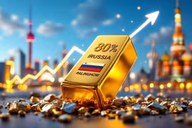 Nga đình chỉ các giao dịch ngoại hối và vàng