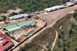 Thái Lan xây hàng rào tại biên giới với Campuchia