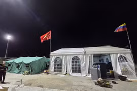 Những hình ảnh đầu tiên của lực lượng cứu hộ Việt Nam ở vùng động đất Venezuela