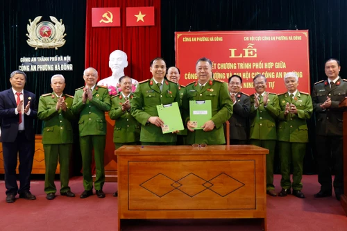 Chi hội Cựu CAND phường Hà Đông: Phát huy bản lĩnh, chung tay giữ vững an ninh trật tự cơ sở