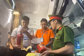 Chủ động phòng ngừa cháy, nổ tại Bến xe Gia Lâm dịp Quốc khánh 2/9