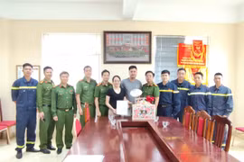"Cảm ơn các chiến sỹ Cảnh sát phòng cháy, chữa cháy"