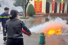 Tập huấn kỹ năng ứng phó, phòng ngừa cháy, nổ cho cơ sở lưu trú