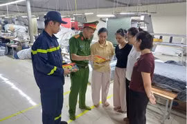 Tuyên truyền an toàn cháy, nổ đến từng cơ sở sản xuất