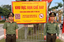 Cắm biển cảnh báo khu vực hạn chế bay, bảo đảm an toàn hàng không