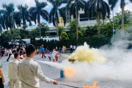 Hoạt động góp phần nâng cao ý thức, kỹ năng xử lý sự cố cho lực lượng tại chỗ và cư dân, chủ động phòng ngừa, hạn chế thấp nhất thiệt hại khi có cháy, nổ xảy ra