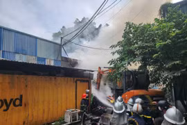 Kịp thời xử lý nhanh đám cháy tại phường Phú Diễn