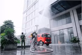 Thực tập phương án chữa cháy, tìm kiếm cứu nạn tại Tòa nhà SSI Home
