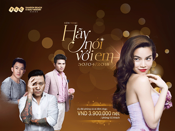 Nghỉ lễ 30/4 – 1/5 tại FLC Sầm Sơn với ưu đãi "kép" phòng ở và vé đêm nhạc Hồ Ngọc Hà ảnh 1 Nghỉ lễ 30/4 – 1/5 tại FLC Sầm Sơn với ưu đãi "kép" phòng ở và vé đêm nhạc Hồ Ngọc Hà ảnh 1