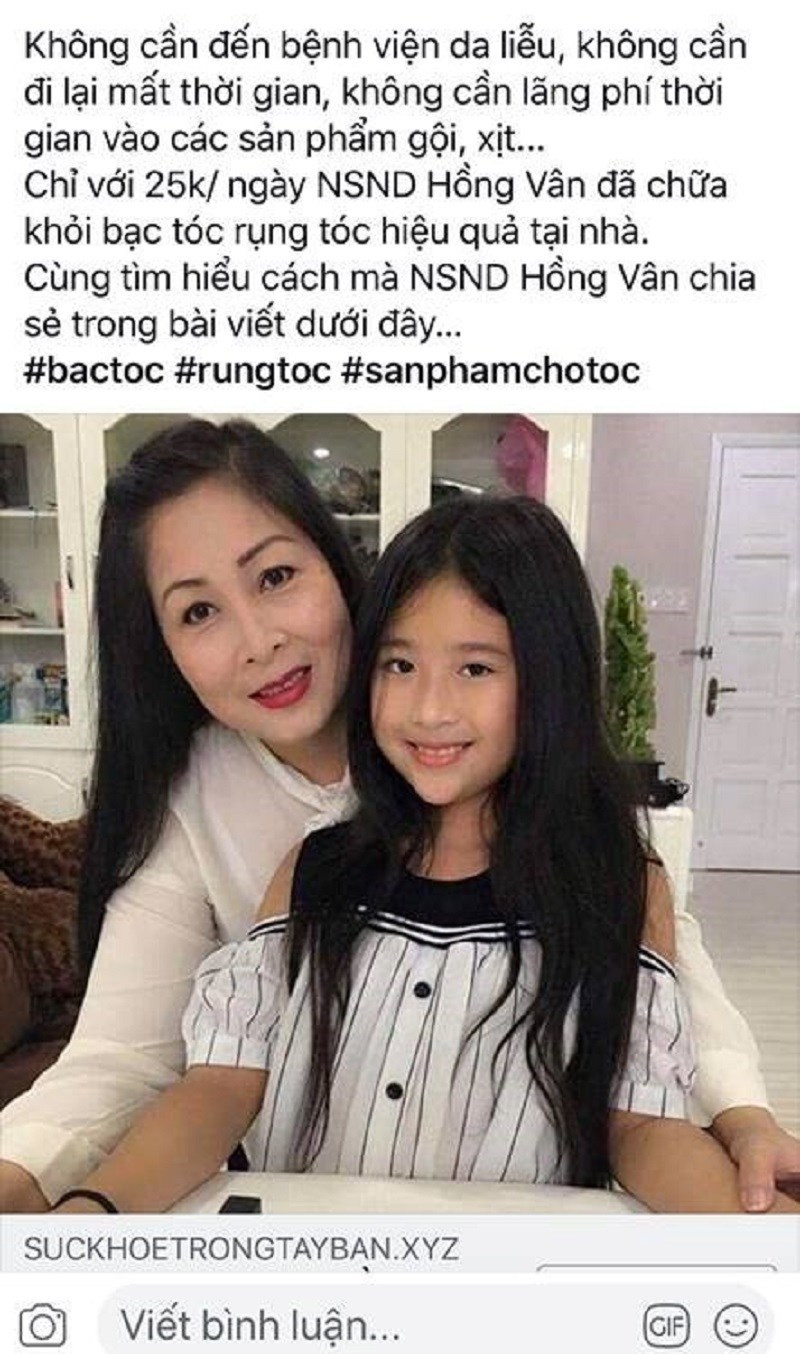 NSND Hồng Vân phẫn nộ vì bị sử dụng hình ảnh không xin phép ảnh 1