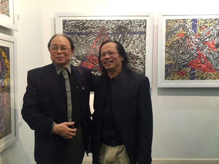 Bốn họa sĩ gặp nhau tại triển lãm "Ngã tư" ảnh 1