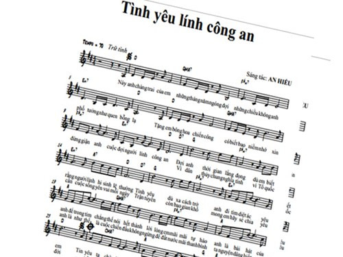 Nhạc sĩ An Hiếu mời Quán quân "Sao Mai 2015" hát tặng các chiến sĩ Công an ảnh 2 Nhạc sĩ An Hiếu mời Quán quân "Sao Mai 2015" hát tặng các chiến sĩ Công an ảnh 2