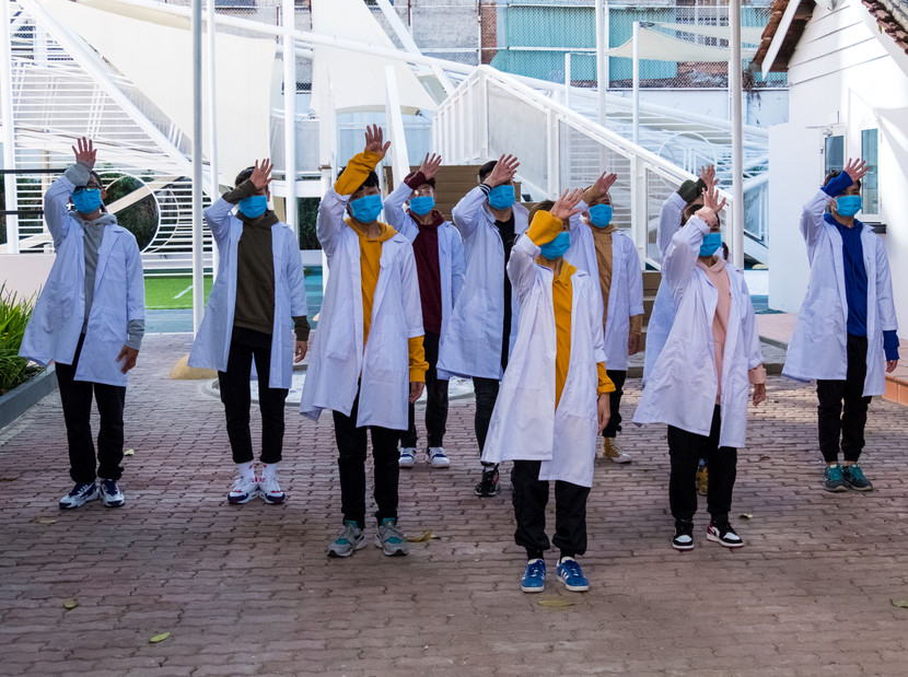 Nhóm nhảy Lyricist ra mắt dự án "Vui vận động, tăng cường thể chất" trong mùa dịch Covid-19 ảnh 1