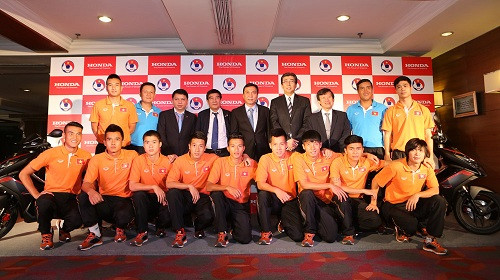 Tuyển thủ U23 được chọn xe máy Honda tùy thích nếu vô địch SEA Games 28 ảnh 1