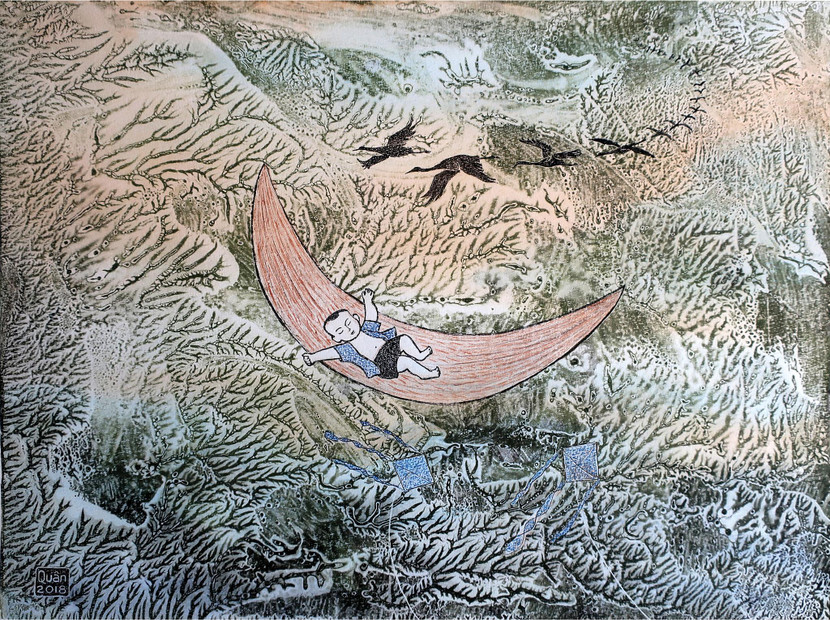 Họa sĩ Trần Văn Quân: 30 năm khám phá và đam mê đồ họa ảnh 3 Họa sĩ Trần Văn Quân: 30 năm khám phá và đam mê đồ họa ảnh 3