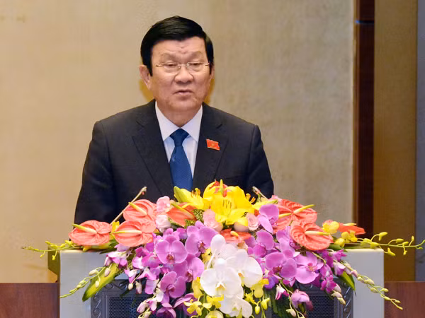 Trong nhiệm kỳ của Chủ tịch nước Trương Tấn Sang: Thăng hàm cấp tướng cho 313 sĩ quan ảnh 1
