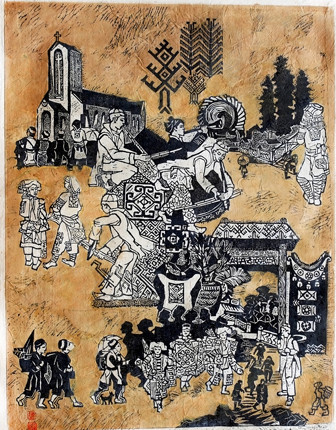 100 tác phẩm của "gương mặt đặc biệt" làng mỹ thuật Việt Nam ảnh 5