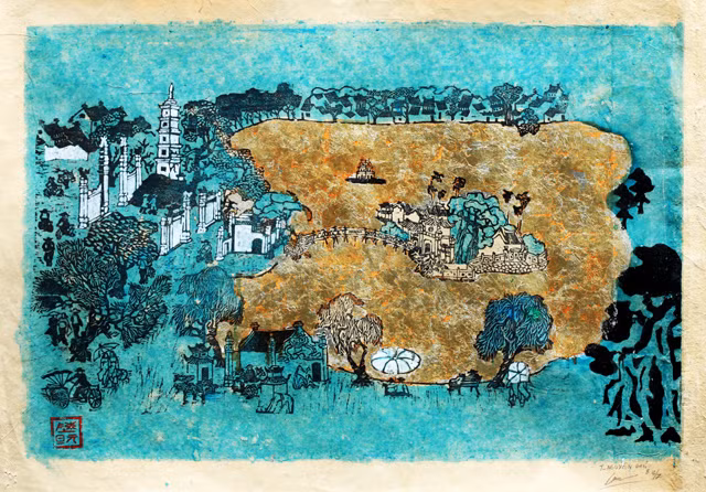 100 tác phẩm của "gương mặt đặc biệt" làng mỹ thuật Việt Nam ảnh 1