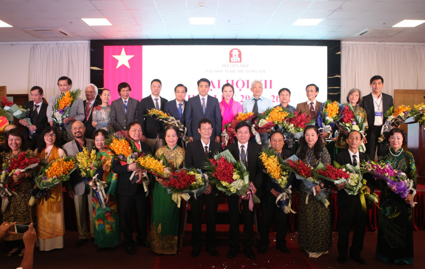 NSND Trần Quốc Chiêm đắc cử Chủ tịch Hội Liên hiệp VHNT Hà Nội nhiệm kỳ 2016-2021 ảnh 3 NSND Trần Quốc Chiêm đắc cử Chủ tịch Hội Liên hiệp VHNT Hà Nội nhiệm kỳ 2016-2021 ảnh 3