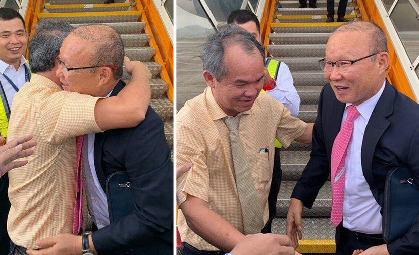 Ngay sau khi vô địch, HLV Park vào Quảng Nam gặp gỡ bầu Đức ảnh 1