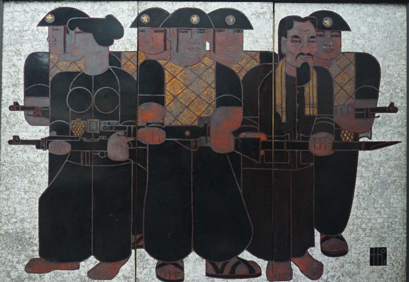 "Từ nhân dân mà ra" giới thiệu 60 tác phẩm mỹ thuật đẹp nhất về QĐND Việt Nam ảnh 1