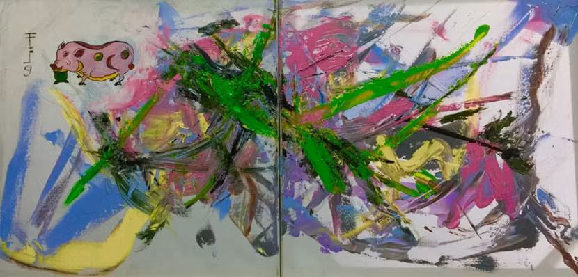 Triển lãm tranh chuyên đề về con giáp của năm Kỷ Hợi ảnh 4 Triển lãm tranh chuyên đề về con giáp của năm Kỷ Hợi ảnh 4