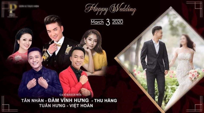 Tuấn Hưng, Đàm Vĩnh Hưng bức xúc vì có tên trong danh sách hát đám cưới ảnh 1 Tuấn Hưng, Đàm Vĩnh Hưng bức xúc vì có tên trong danh sách hát đám cưới ảnh 1