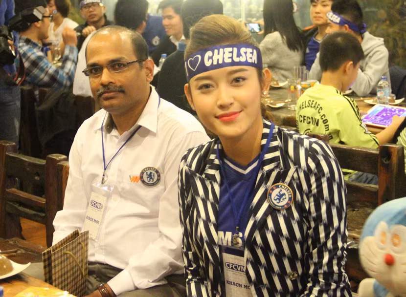 Á hậu Huyền My “đại náo” buổi sinh nhật CLB Chelsea ảnh 3
