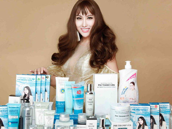 Đình chỉ 2 loại mỹ phẩm làm trắng da do công ty Phi Thanh Vân sản xuất ảnh 1