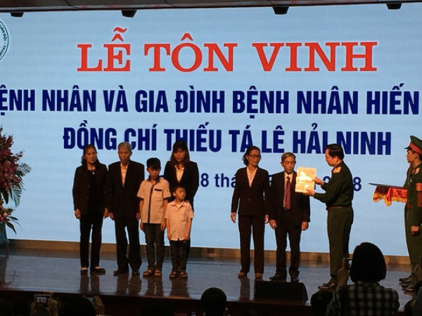 Bệnh viện 108 cam kết tuyển dụng hai con trai Thiếu tá hiến tạng cứu 6 người ảnh 1