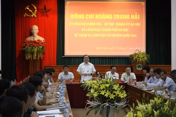 Bí thư Thành ủy Hà Nội: Dân nhường đất mà dự án 10 năm không làm thì thật đau xót! ảnh 2 Bí thư Thành ủy Hà Nội: Dân nhường đất mà dự án 10 năm không làm thì thật đau xót! ảnh 2