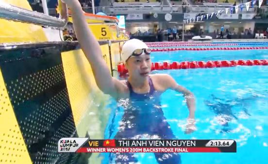 Bỏ xa đối thủ, Ánh Viên phá kỷ lục của chính mình tại SEA Games 29 ảnh 3 Bỏ xa đối thủ, Ánh Viên phá kỷ lục của chính mình tại SEA Games 29 ảnh 3