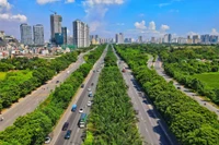 Giảm tốc độ lưu thông Đại lộ Thăng Long xuống 60km/h để thi công metro Văn Cao- Hoà Lạc