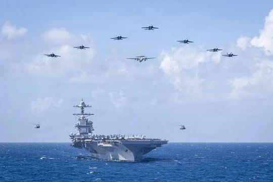 Siêu tàu sân bay Mỹ đến Israel giữa tình hình nóng