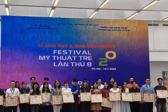 Festival Mỹ thuật trẻ lần thứ 8 vinh danh 31 tác phẩm xuất sắc của nghệ sĩ trẻ Việt Nam