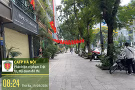 Kiên trì “giữ phố, giữ ngõ”: Công an phường Ngọc Hà ngăn chặn tình trạng tái lấn chiếm vỉa hè