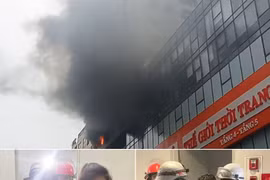 Kịp thời hướng dẫn 3 người thoát nạn trong vụ cháy chung cư Tân Hồng Hà Complex