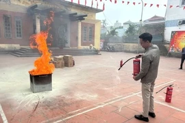 Siết chặt an toàn phòng cháy tại chùa Bối Khê 